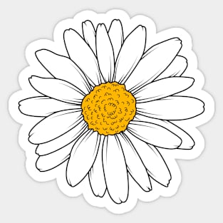 Daisy Flower for Women Wildflower Sticker